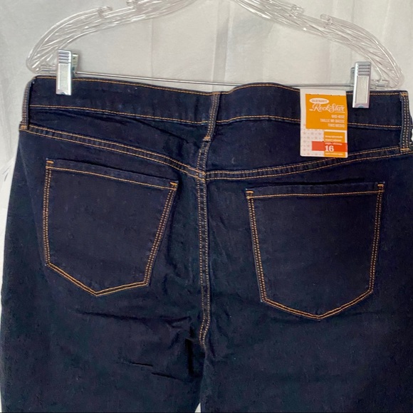 Old Navy Rockstar mid rise Dark wash jeans Size 16 - Picture 11 of 12